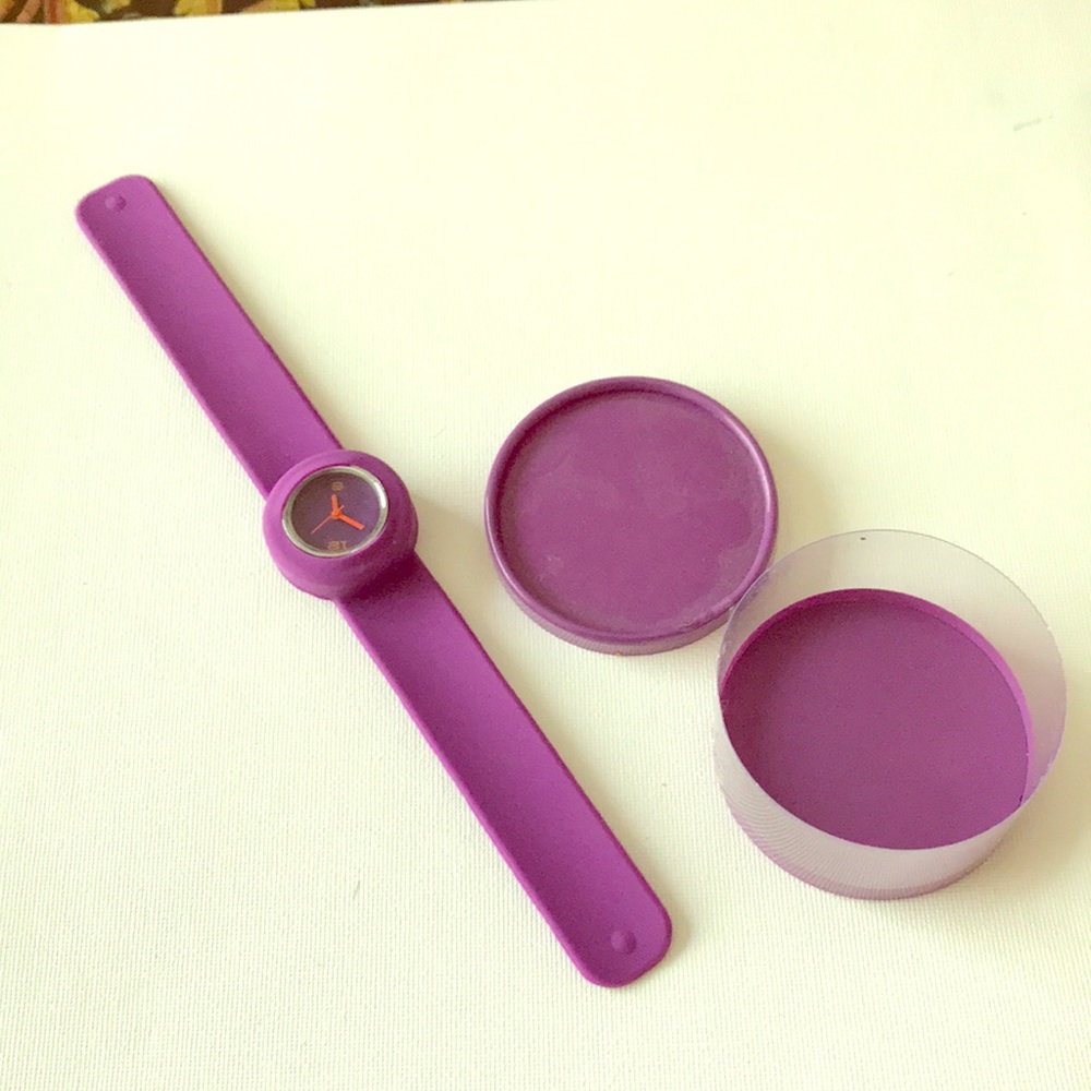 Trendy. Watch with slap bracelet new